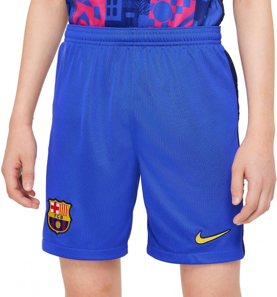 Shortsit Nike FC Barcelona 2021/22 Stadium Third Big Kids Soccer Shorts